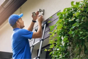 outdoor security lighting electricians in littleton co